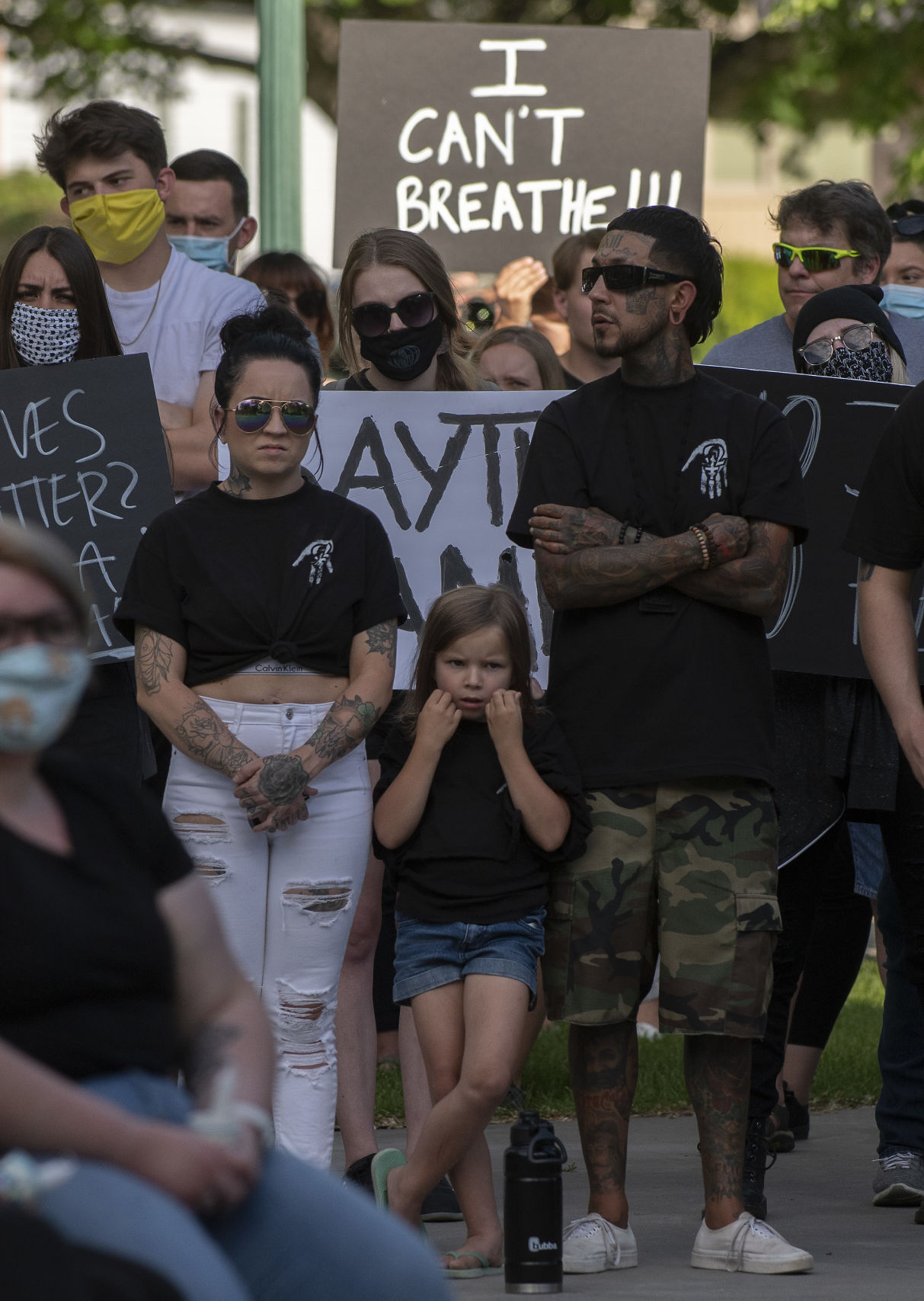 A vigil for George Floyd and others